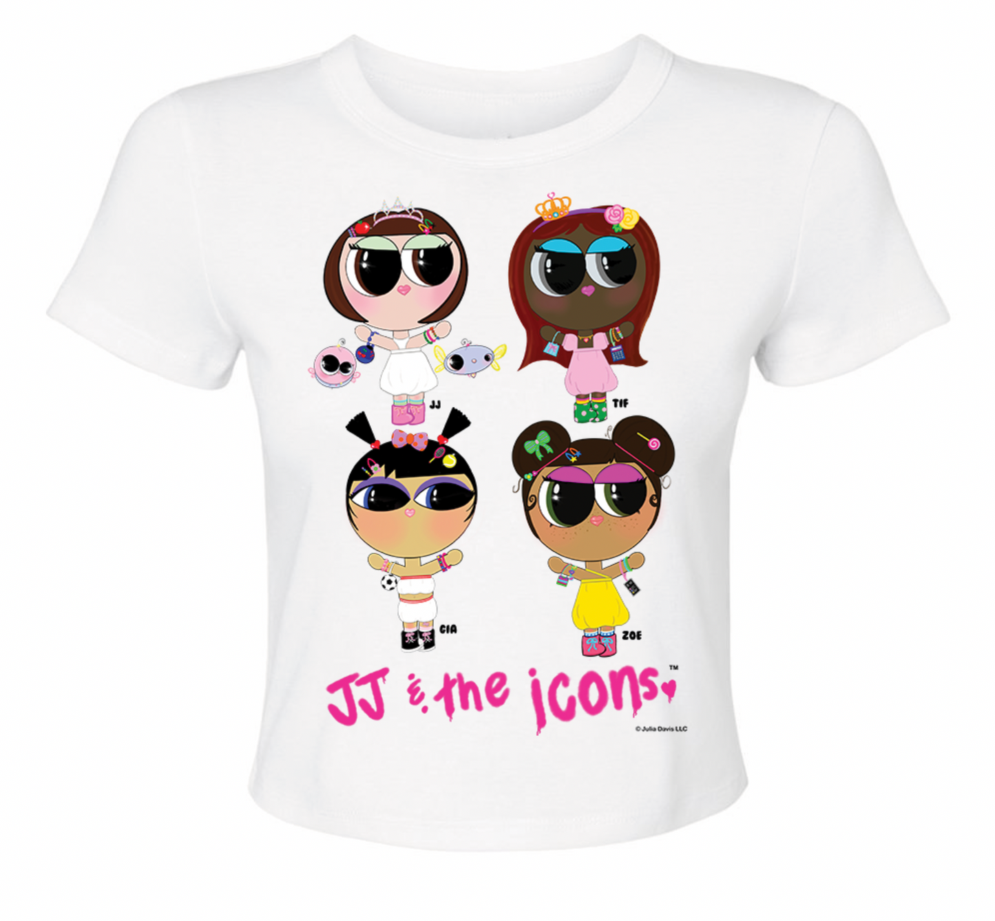 JJ & The Icons Cropped Tee