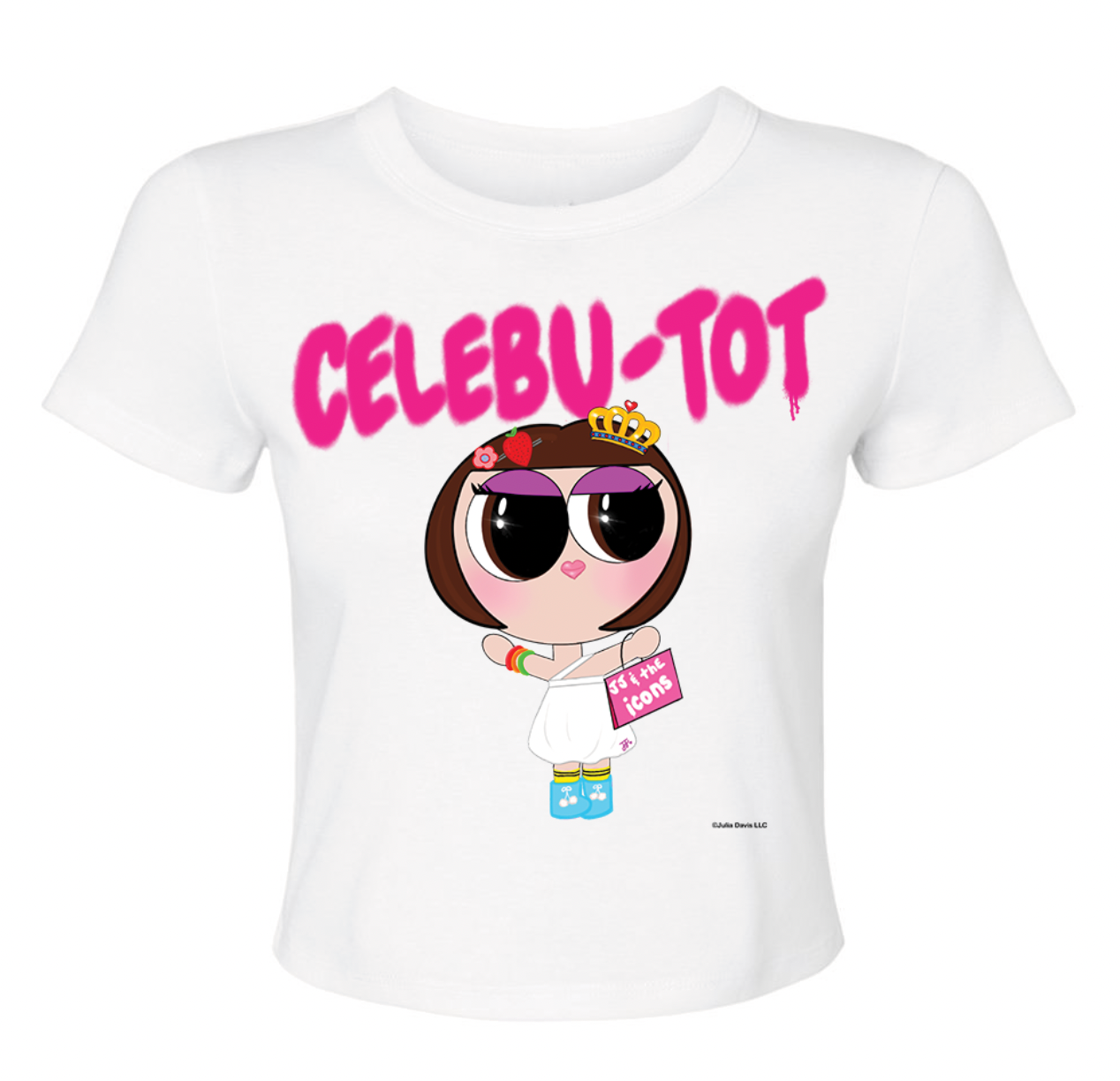 'Celebu-tot' Cropped Tee